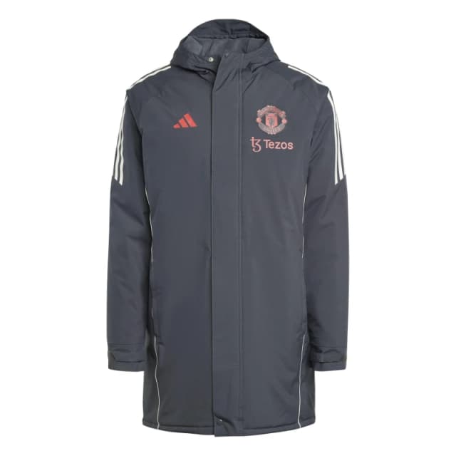 adidas Manchester United Stadium Parka 24/25 Mens Carbon male S