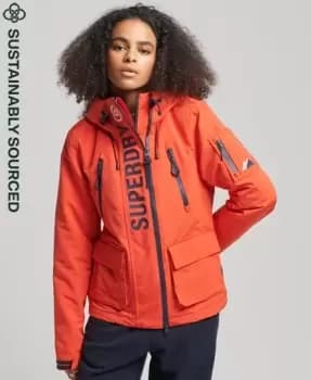 Superdry Womens Hooded Ultimate SD-Windbreaker Orange / Bold Orange/Rich Navy - Size: 10