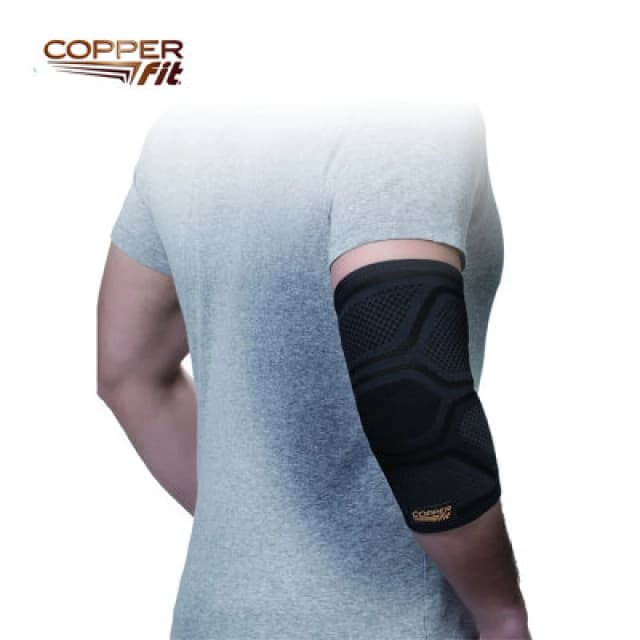 COPPER FIT Elite Elbow Compression Sleeve - Large, Black 754502041107