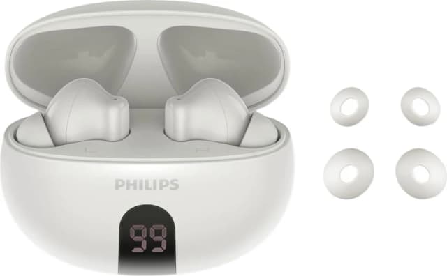 Philips TAT2520 True Wireless Noise Cancelling Earbuds - White