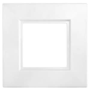 BQ Single White Finger plate