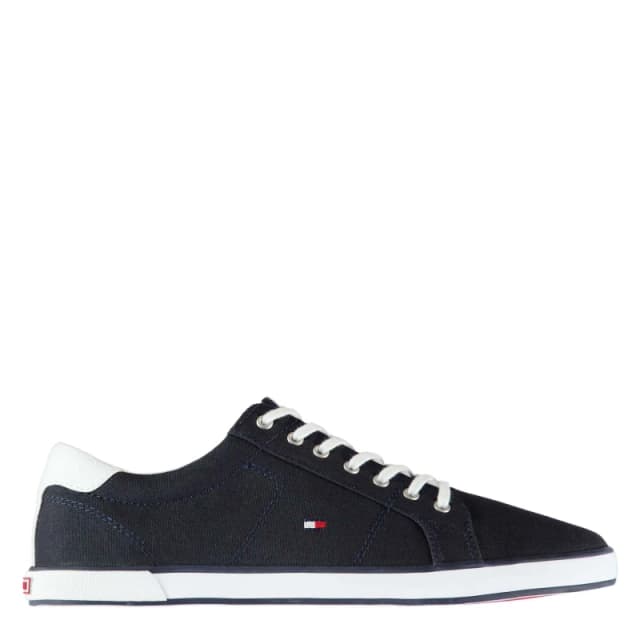 Tommy Hilfiger 1D Canvas Trainers - Blue Blue 10.5