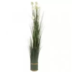 Smart Solar Faux Bouquet - Pom Pom Grass 120cm