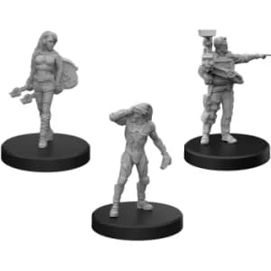 Cyberpunk Red Miniatures: Edgerunners C (Rocker, Netrunner, and Media)