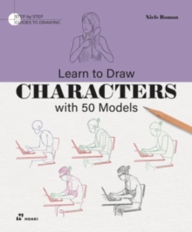 Learn to Draw Characters with 50 Models Paperback / softback