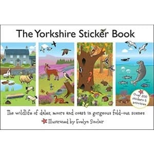 The Yorkshire Sticker Book: The Wildlife of Dales, Moors and Coast in Gorgeous Fold-Out Scenes by Jake Island Ltd (Paperback,...