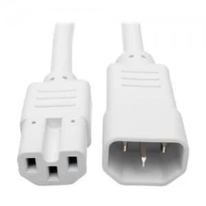 Tripp Lite Power Cord C14 To C15 Heavy Duty 15a 250v 14 Awg 3ft White