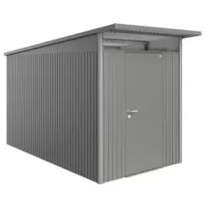 Biohort AvantGarde Metal Shed A4 Standard door 5' 9'' x 12' 4'' - Quartz Grey