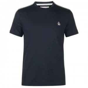 Original Penguin Tape Sleeve T Shirt - Sapphire 413