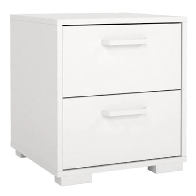 Furniture To Go Sofia Nightstand 2 Drawers White