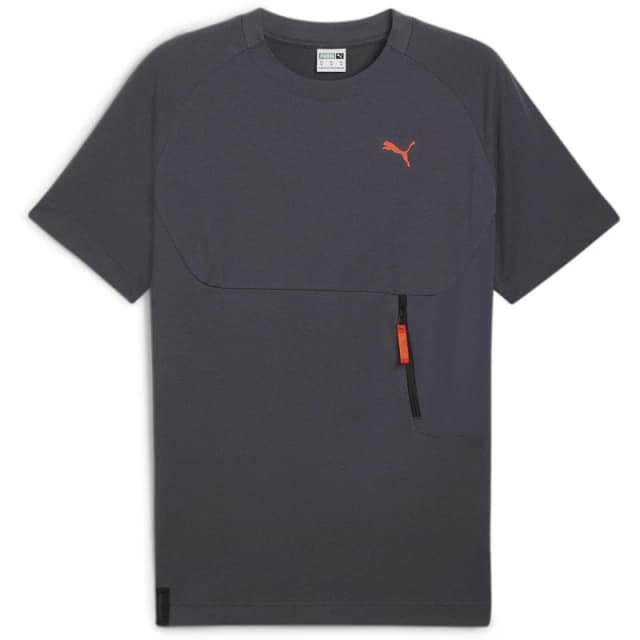Puma Pocket Tee Regular Fit T-Shirts S Grey 52746602350