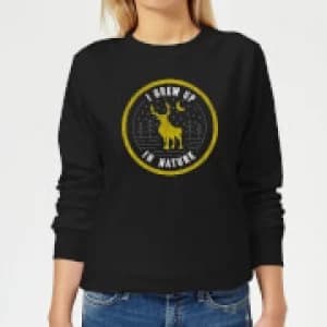 Frozen 2 I Grew Up In Nature Womens Sweatshirt - Black