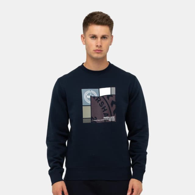 Marshall Artist Artist Pezzi Crewneck Sweatshirt - Blue Blue S