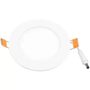 Pack of 4 units, 12W Recessed Round LED Mini Panel 170mm diameter 3000K