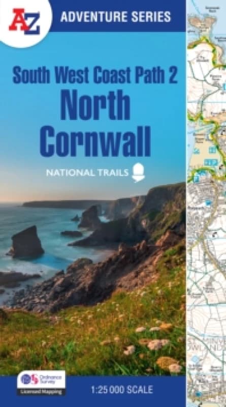 South West Coast Path 2 North Cornwall : With Ordnance Survey Mapping Paperback / softback