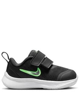 Nike Star Runner 3 - Black/Grey, Size 5.5
