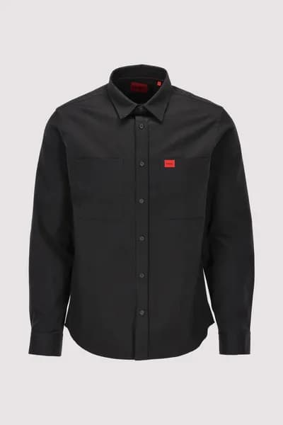 HUGO Egrin Shirt Black M