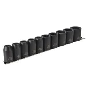 Teng 9121 Impact Socket Set of 10 Metric 1/2in Drive