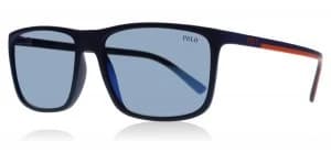 Polo Ralph Lauren PH4115 Sunglasses Matte Navy Blue 560655 57mm