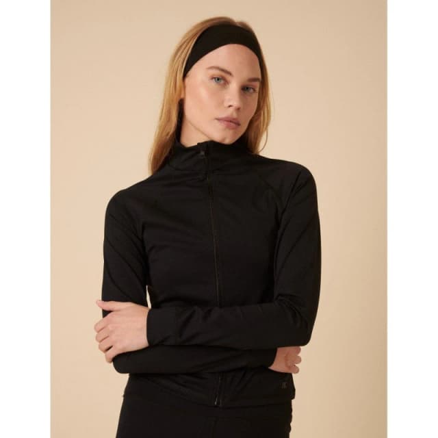 Nobodys Child Zip Active Top Black female 8 (XS)