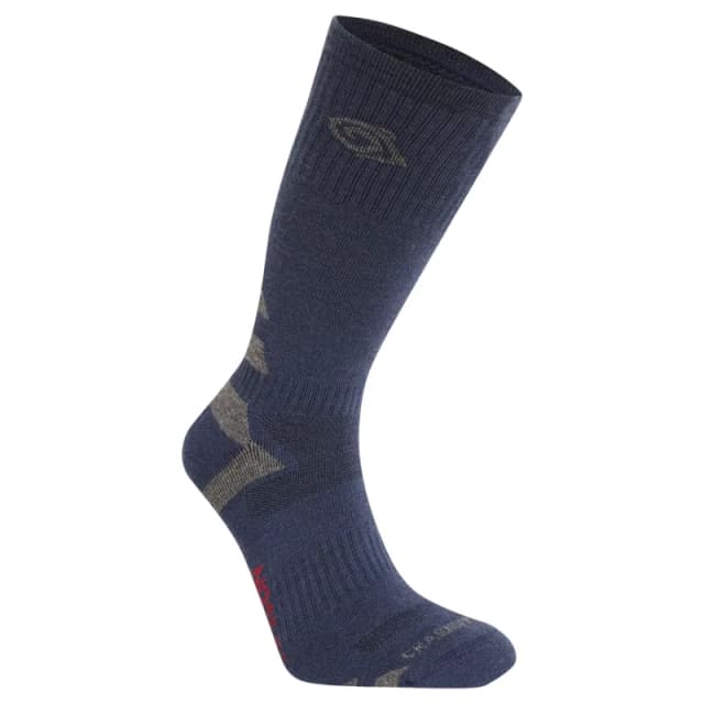 Craghoppers Craghoppers Nosilife Adventure Insect-Repellent Odour Elimination Wool Socks in Navy Size: 3-5 Navy 3-5 Unisex 5063260019583