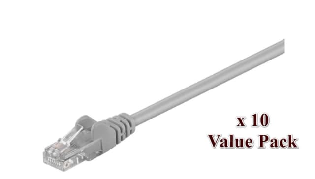 Microconnect V-UTP505VP networking cable Grey 5m Cat5e U/UTP (UTP)