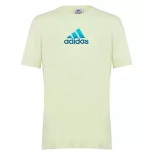 adidas Graphic Logo T-Shirt Mens - Yellow