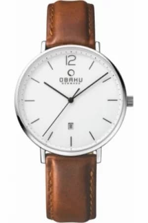 Mens Obaku Toft Watch V181GDCWRN