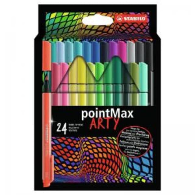 Stabilo STABILO pointMax fineliner Medium Assorted colours 24 pc(s) 488/24-2-20