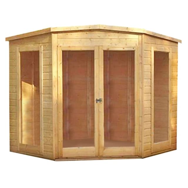 Shires Barclay High Spec Shiplap Summerhouse Garden Sun Room Approx 10x10 ft in Brown Brown Unisex