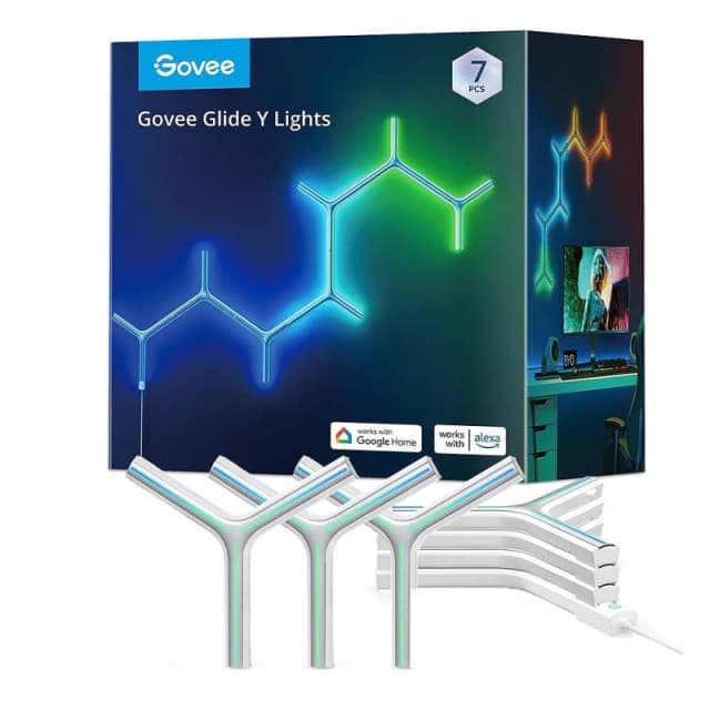 GOVEE Govee Y Shape Light Panel (7 pack) - Silver Silver One Size