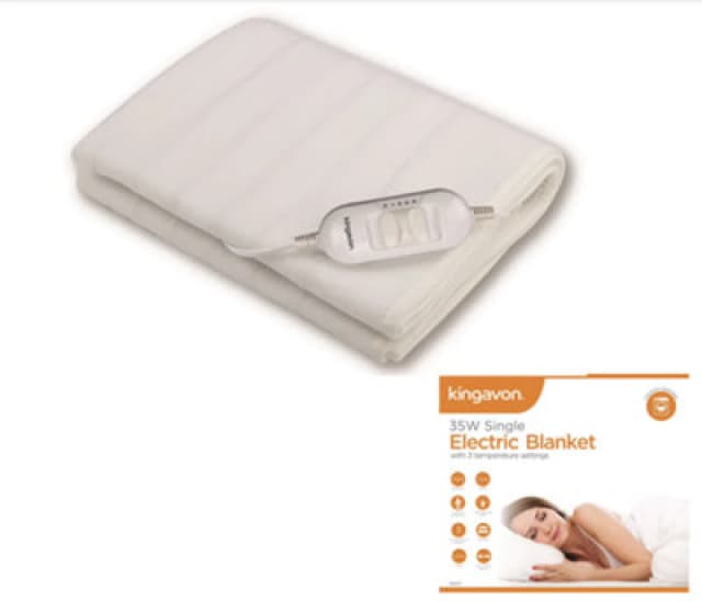 Kingavon Eb100 Single Electric Blanket - Single Control