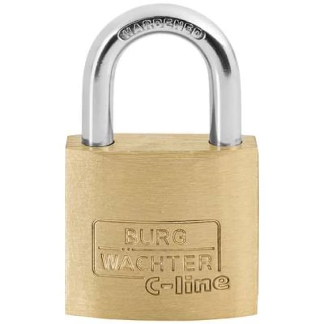 Burg Waechter Burg Waechter 3001 Padlock 30.00 mm keyed-different Brass Key 3001