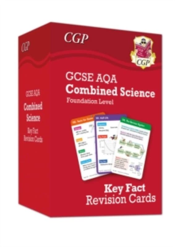 New GCSE Combined Science AQA Foundation Key Fact Revision Cards - Summary cards for quick revision Hardback