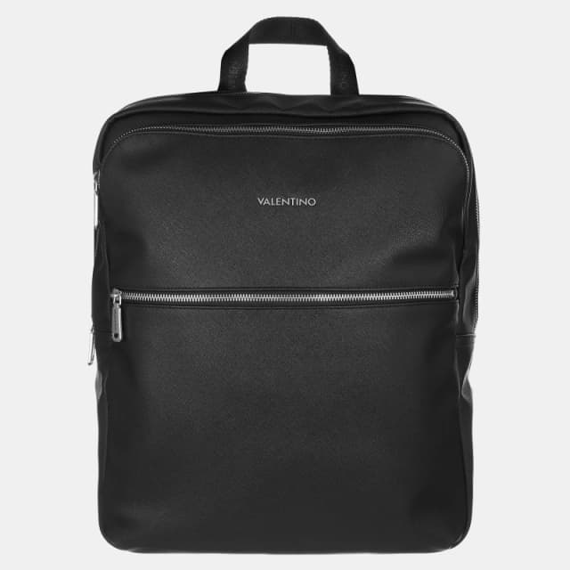 Valentino Marnier Faux Leather Backpack Black male VBS5XQ26001