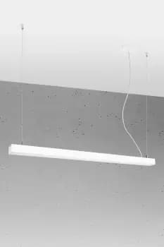 Pinne Integrated LED 115cm Linear Straight Bar Pendant Light White 4000K