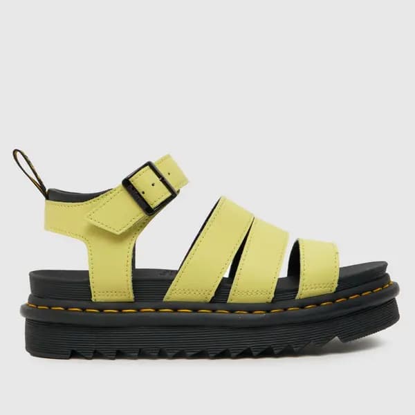Dr Martens blaire sandals in lime Lime UK 6 (EU 39)