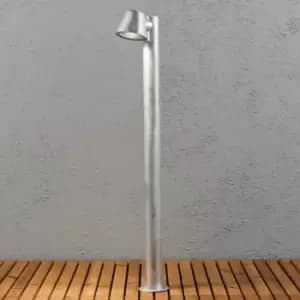 Trieste Outdoor Modern Short Bollard Galvanized Steel, IP44