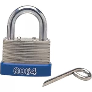 46X25MM Laminated Steel 4 No Combination Padlock