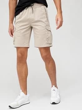 Calvin Klein Jeans GMD Cargo Shorts - Stone Size M Men