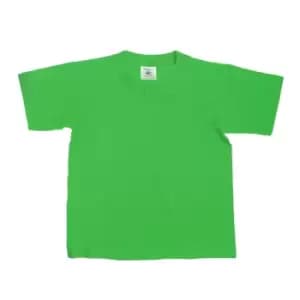B&C Kids/Childrens Exact 150 Short Sleeved T-Shirt (5-6) (Kelly Green)
