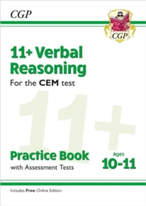 11+ CEM Verbal Reasoning Practice Book & Assessment Tests - Ages 10-11 (with Online Edition) Multiple-component retail product, part(s) enclose
