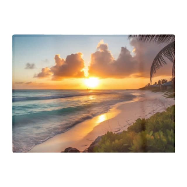 Warren Reed Designer Sunrise On The Beach Chopping Board
