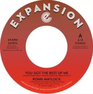 You Got the Best of Me/I Cant Forget About You by Ronn Matlock Vinyl Album