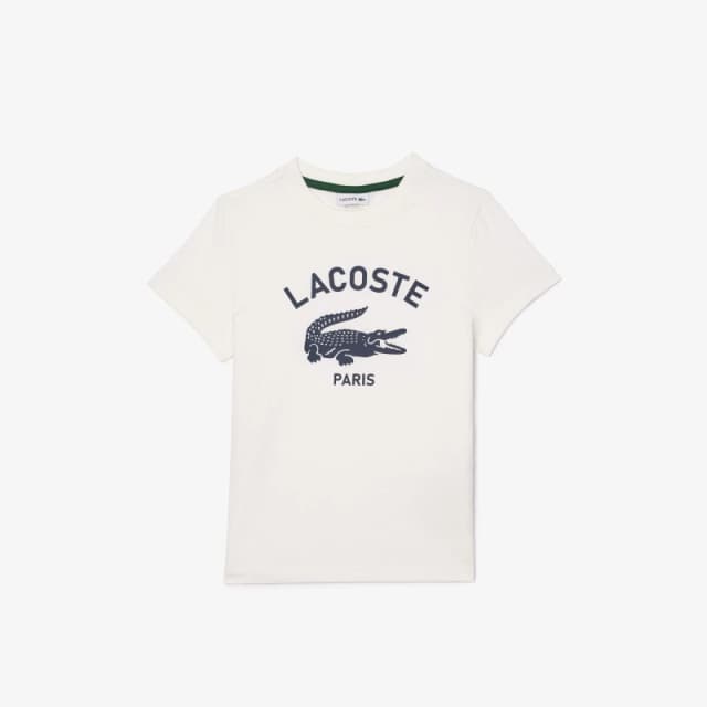 Lacoste Big Logo T-Shirt Juniors - White White One Size