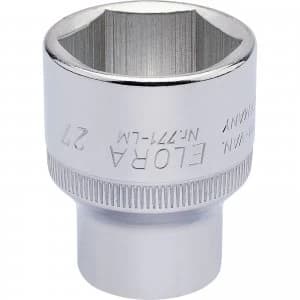 Elora 1/2" Drive Hexagon Socket Metric 1/2" 27mm