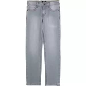 Boss Topstitched slim-fit jeans - Grey