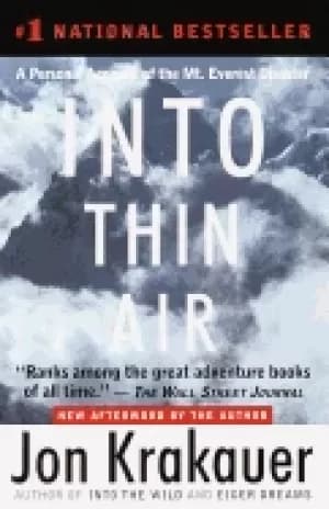 into thin air a personal account of the mt everest disaster