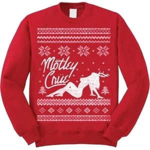 Motley Crue - Holiday Unisex Small Sweatshirt - Red