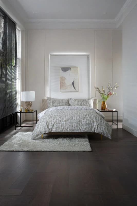 The Lyndon Company The Lyndon Company Tulle Extrasoft 100% Cotton Breathable Duvet Cover Set in Natural Size: Double Natural Double Unisex 505499014